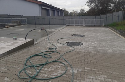 Výstavba mycí stanice