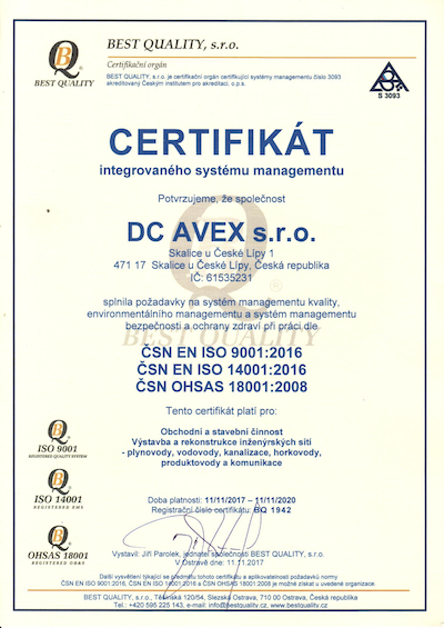 ISM certifikat